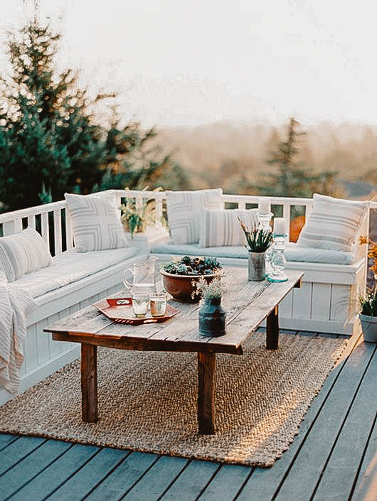 You see a colour stained patio